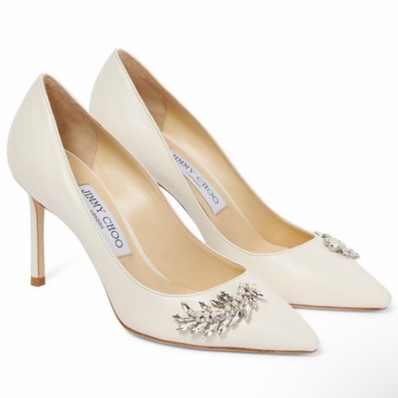 Jimmy Choo Shoes - $1680 Jimmy Choo
Romy 60 crystal-embellished pumps size 40